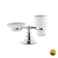 Flab Canova підставка для склянки та мильниці для ванної 349 bro