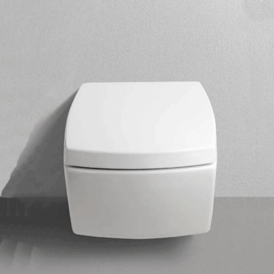 AeT Square підвісний унітаз з кришкою з S521 білий глянець