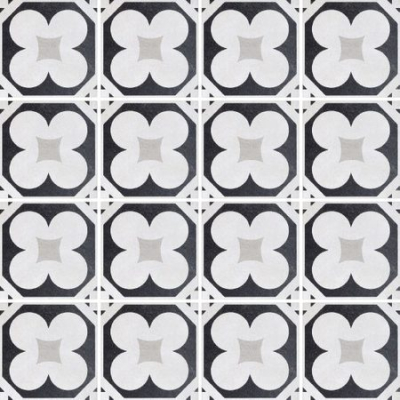 Керамічна плитка для підлоги та стін Fioranese - Cementine Black & White