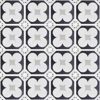 Керамічна плитка для підлоги та стін Fioranese - Cementine Black & White
