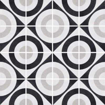 Керамічна плитка для підлоги та стін Fioranese - Cementine Black & White