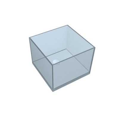 GSG Glass раковина накладна прозора GLLA31