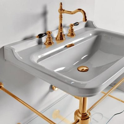 Kerasan Waldorf раковина з металевою структурою 150 см