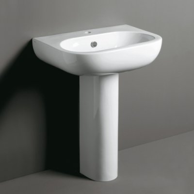 Simas E-line раковина з колоною EL05+CN200