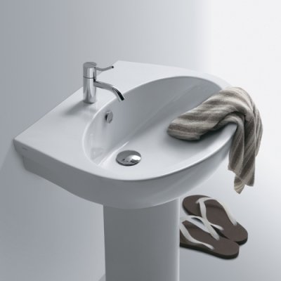 Simas E-line раковина з колоною EL05+CN200