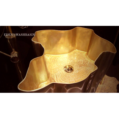 Maison Valentina Eden раковина окремостояща золото